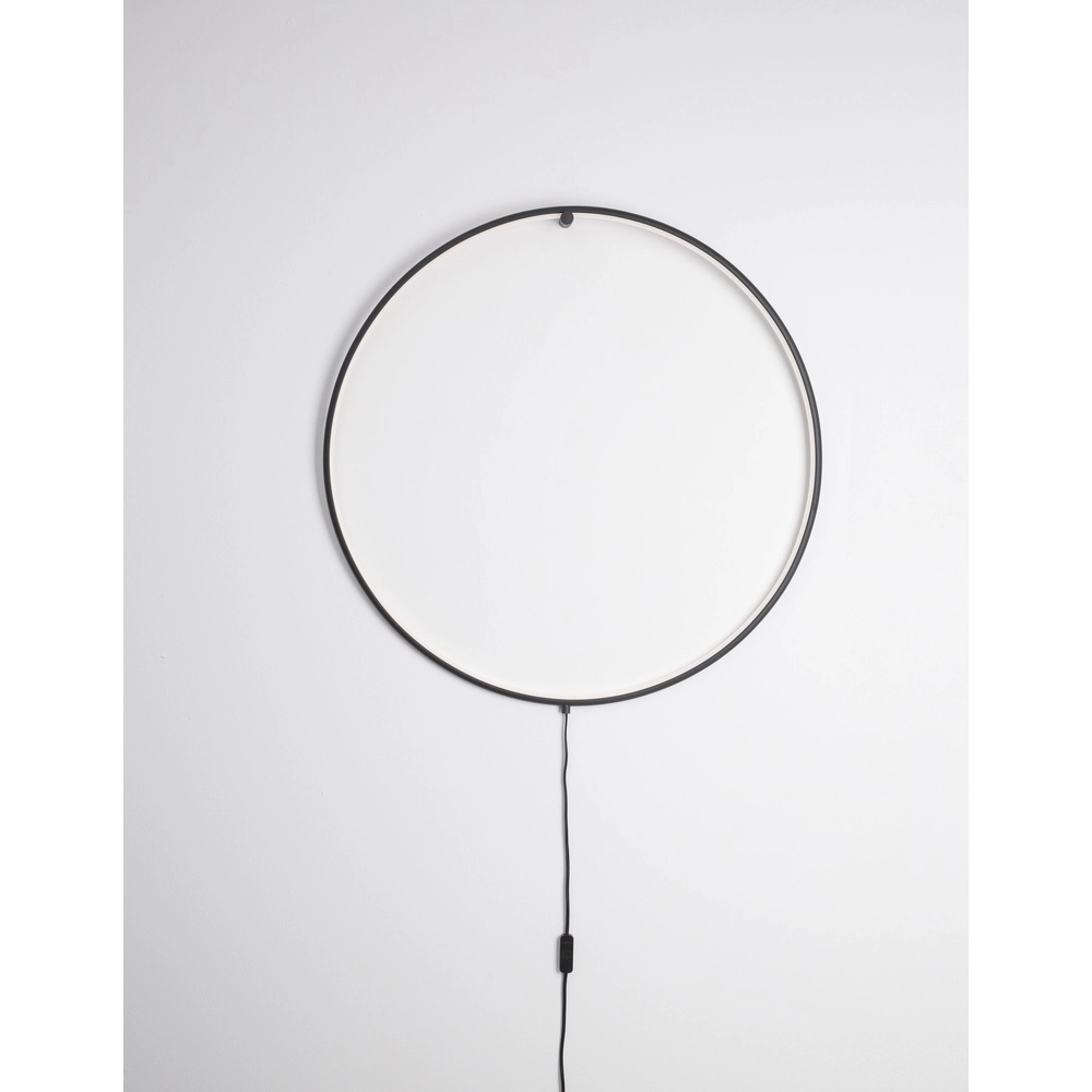 Vloerlamp Ring zwart Ø 45cm Vloerlamp Ring zwart Ø 45cm
