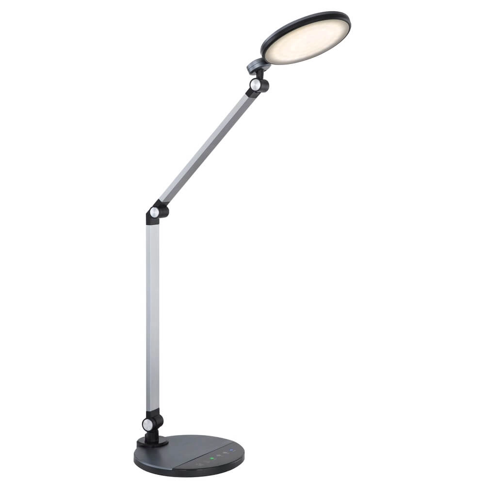 Bureaulamp Konsti zilver