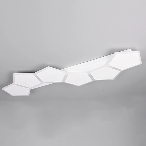 Unieke plafondlamp Zaya M wit Trio 4017807682991