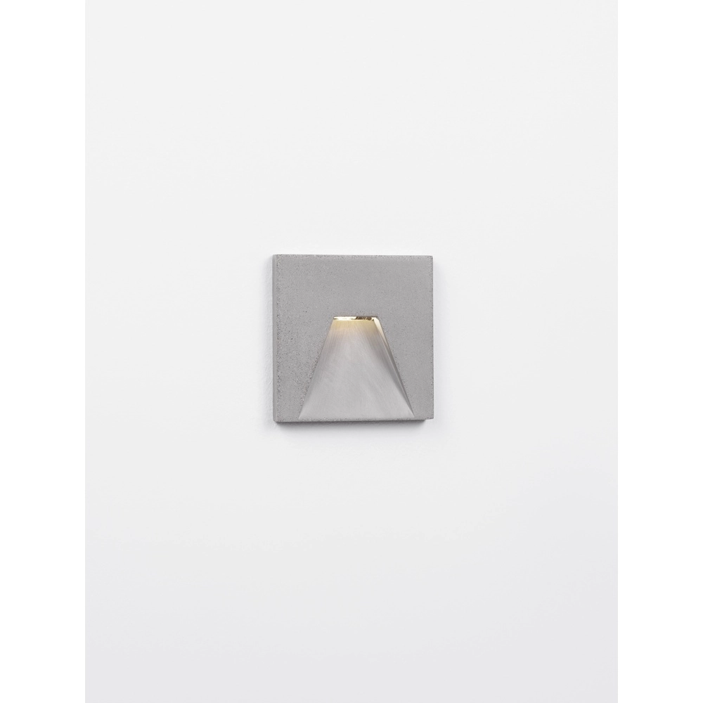 Inbouwlamp Finlo grijs driehoek