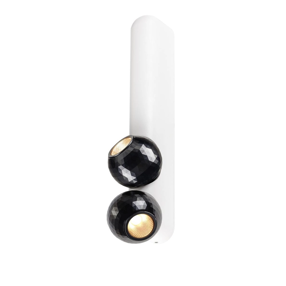Plafondlamp Dysko wit met zwart dubbel SLV 4024163317177