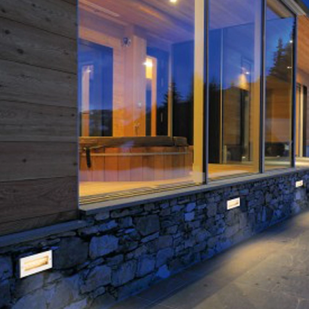 Inbouw wandlamp Brick 850 lumen metaalgrijs SLV 4024163164481