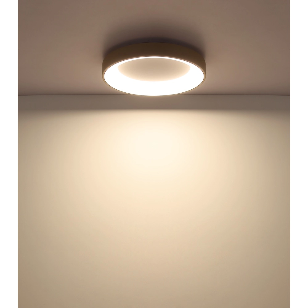 Moderne plafondlamp Gallegos zand bruin Ø 50cm Globo 9007371566969