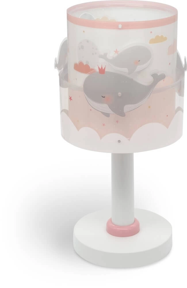 Roze tafellamp Whale Roze tafellamp Whale
