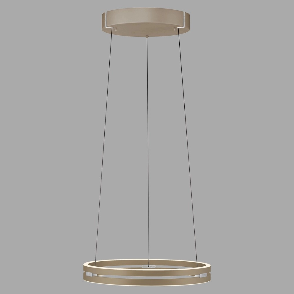 Kantoor hanglamp Pure E-Loop bronce - Ø 50cm