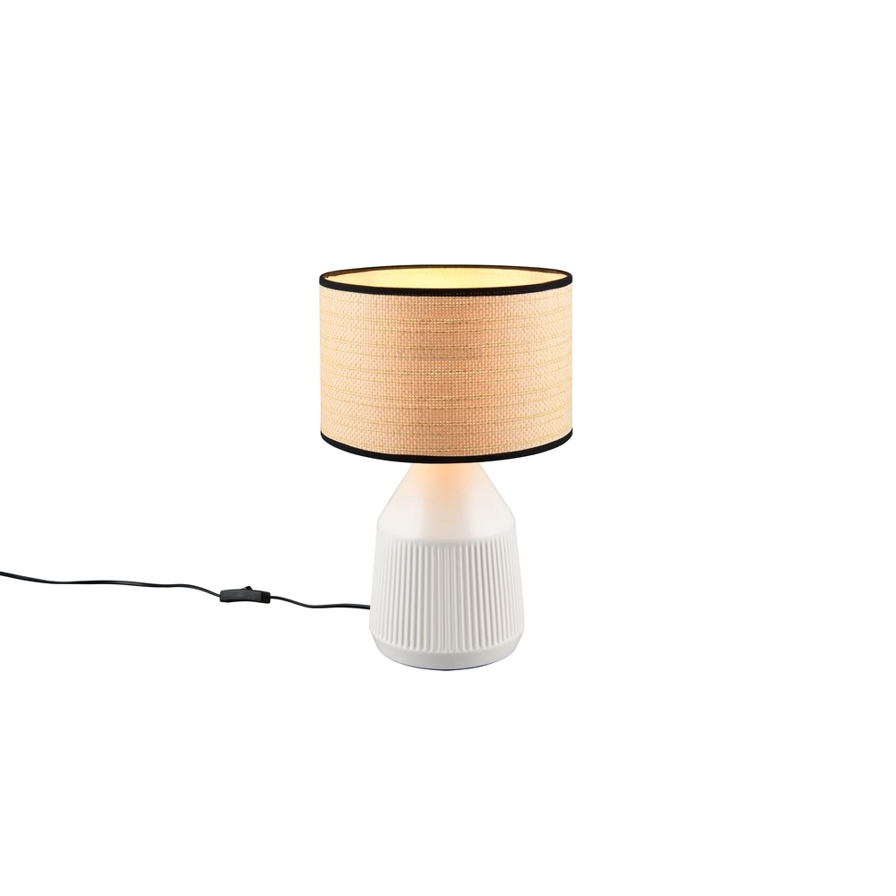 Tafellamp Formentera Ø 28cm wit Trio 4017807680126