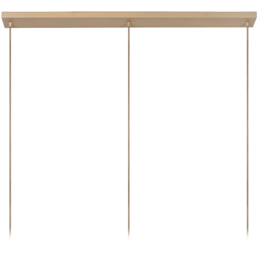 3-lichts hanglamp Esterel zand bruin mini GU10 Lucide 5411212212337