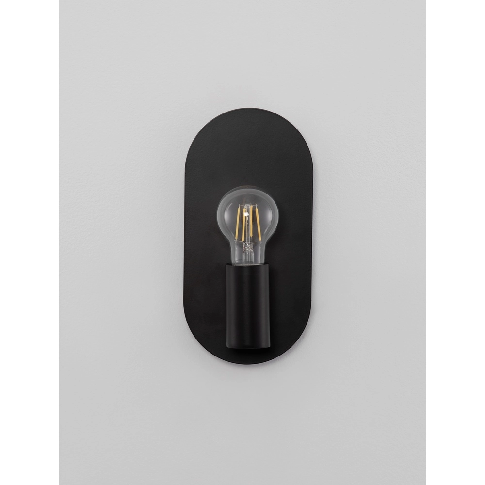 Wandlamp Royal ovaal zwart Lyora 5212017436146