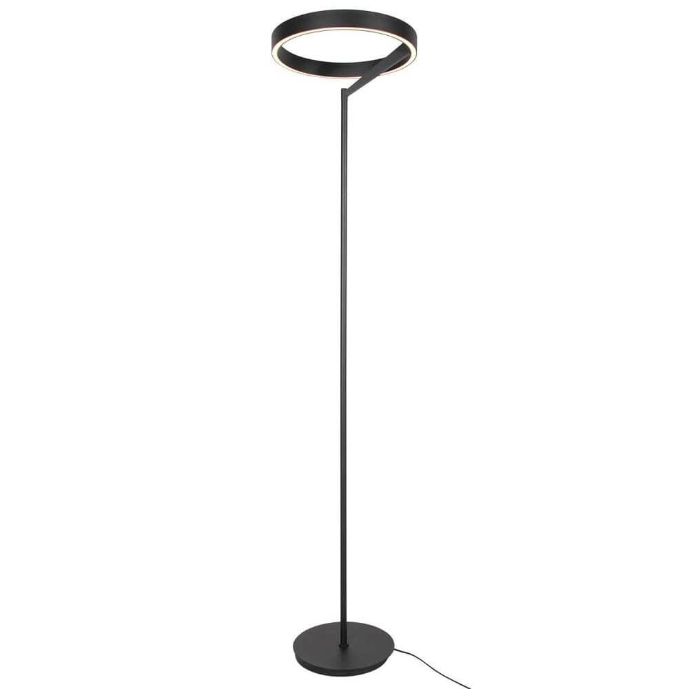 Moderne vloerlamp Mykty zwart Ø 40cm Steinhauer 8712746178173