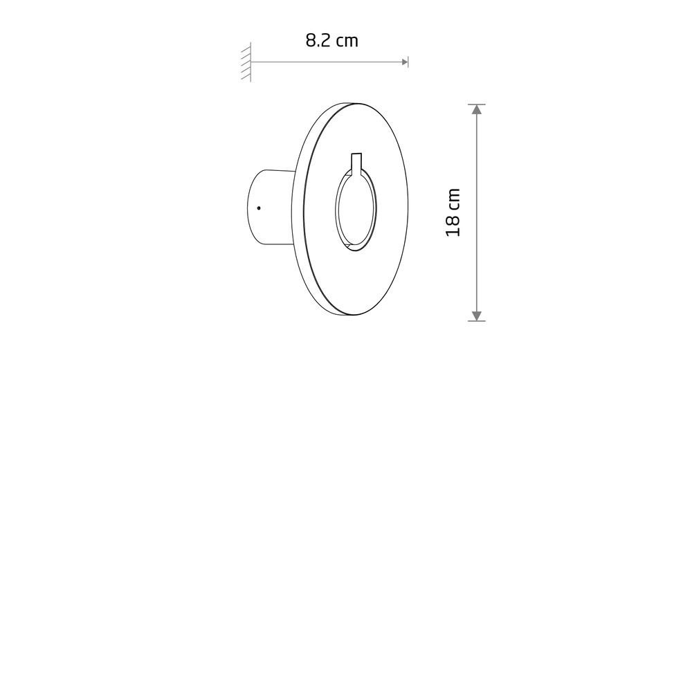 Buitenlamp Axion Led grijs Lyora 5903139119375