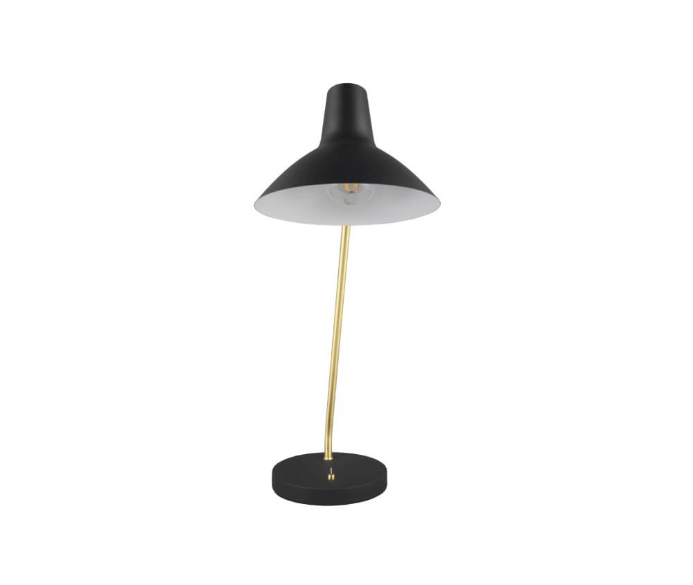 Strakke bureaulamp Traveller zwart Trio 4017807613711