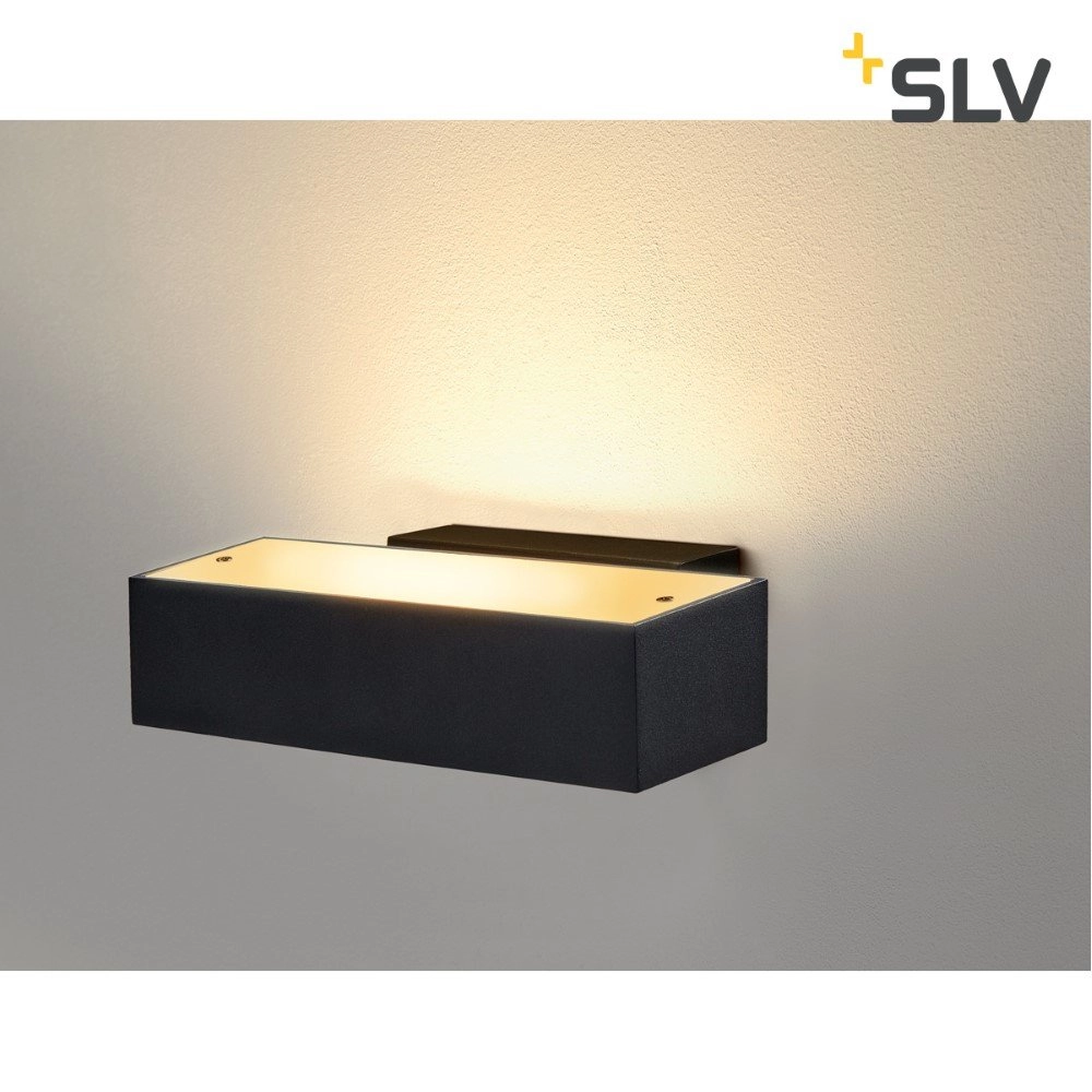 Uplighter Andreas 20cm zwart SLV 4024163231213