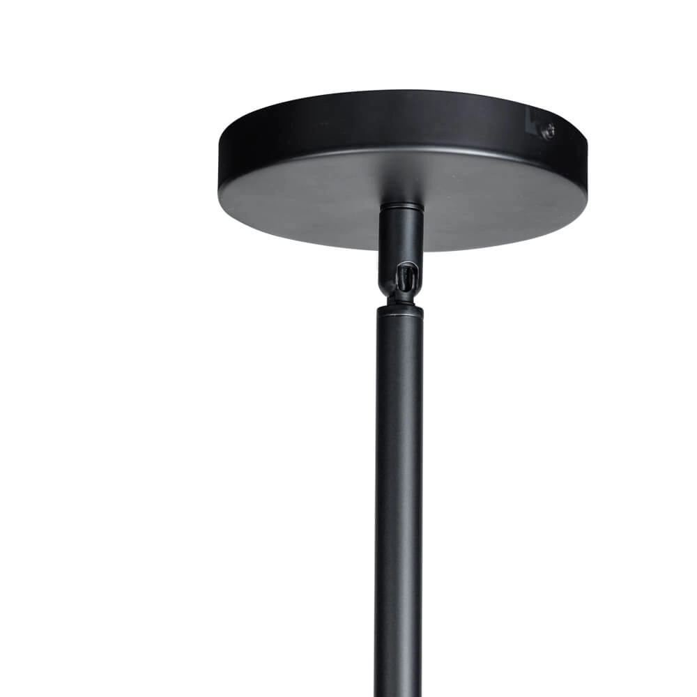 Strakke eettafellamp Miller 4-lichts zwart ETH 8720195303077