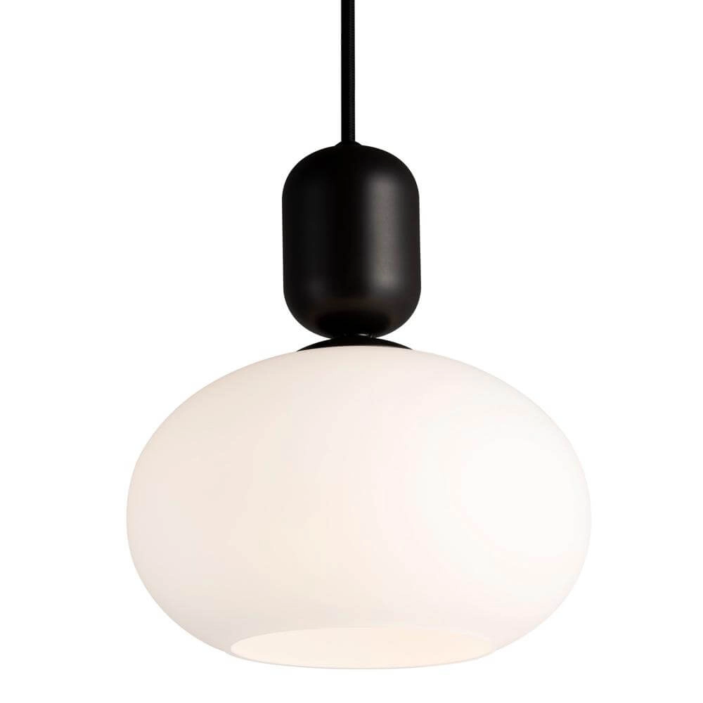 Hanglamp Notti zwart met wit Nordlux 5704924001789