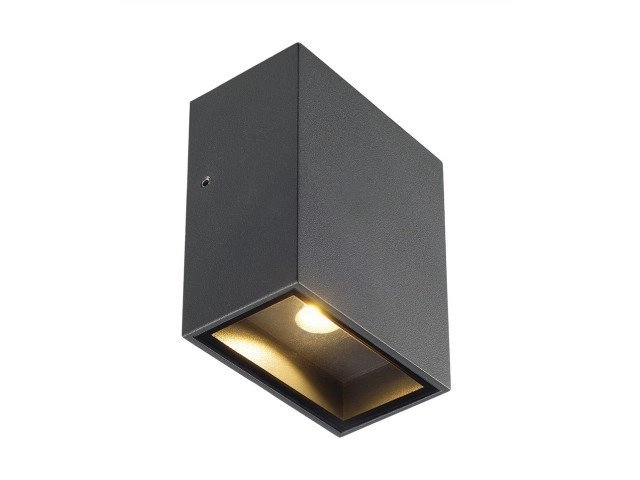 Vierkante lamp Quad Down 1x4,5w - 3000K antraciet Vierkante lamp Quad Down 1x4,5w - 3000K antraciet