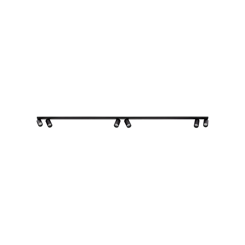 6-lichts plafondlamp Oso zwart Lyora 5212017465108