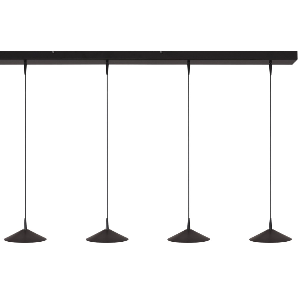 5-lichts hanglamp Ceppo zwart Ø 18cm Masterlight 8718121352077