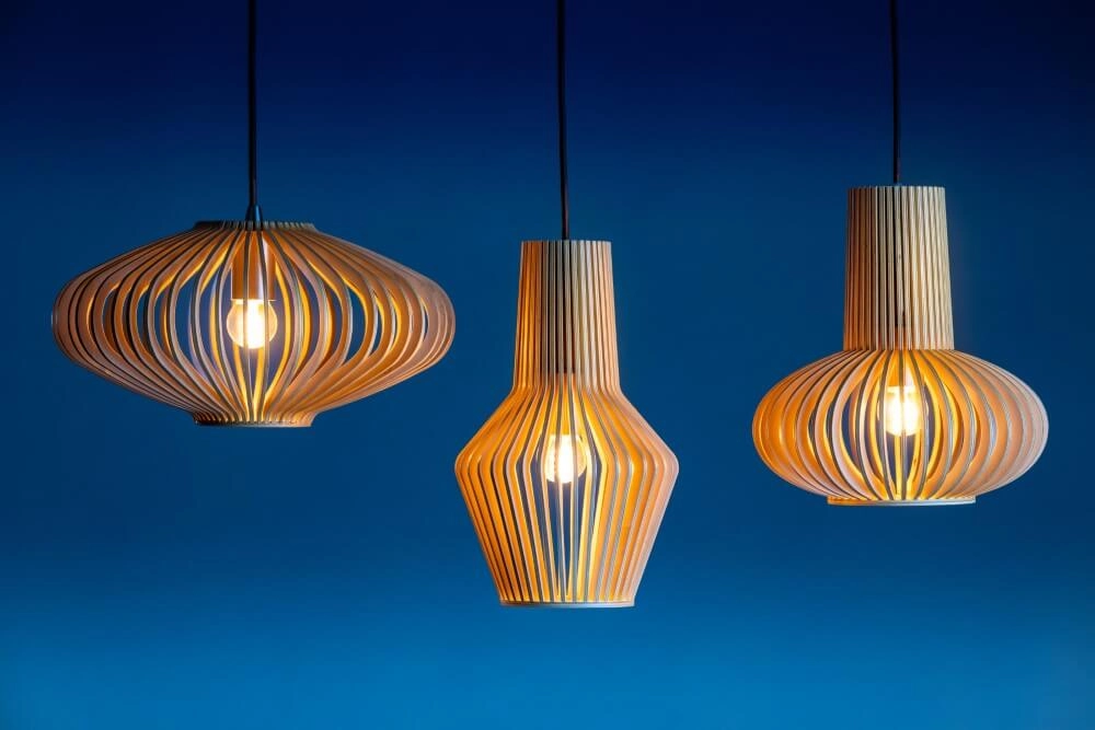 Houten hanglamp Tess Ø 25cm ETH 8720195305347