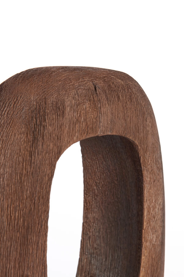 Donker houten tafellamp Kelafo 24 x 30cm Light & Living 8717807691073