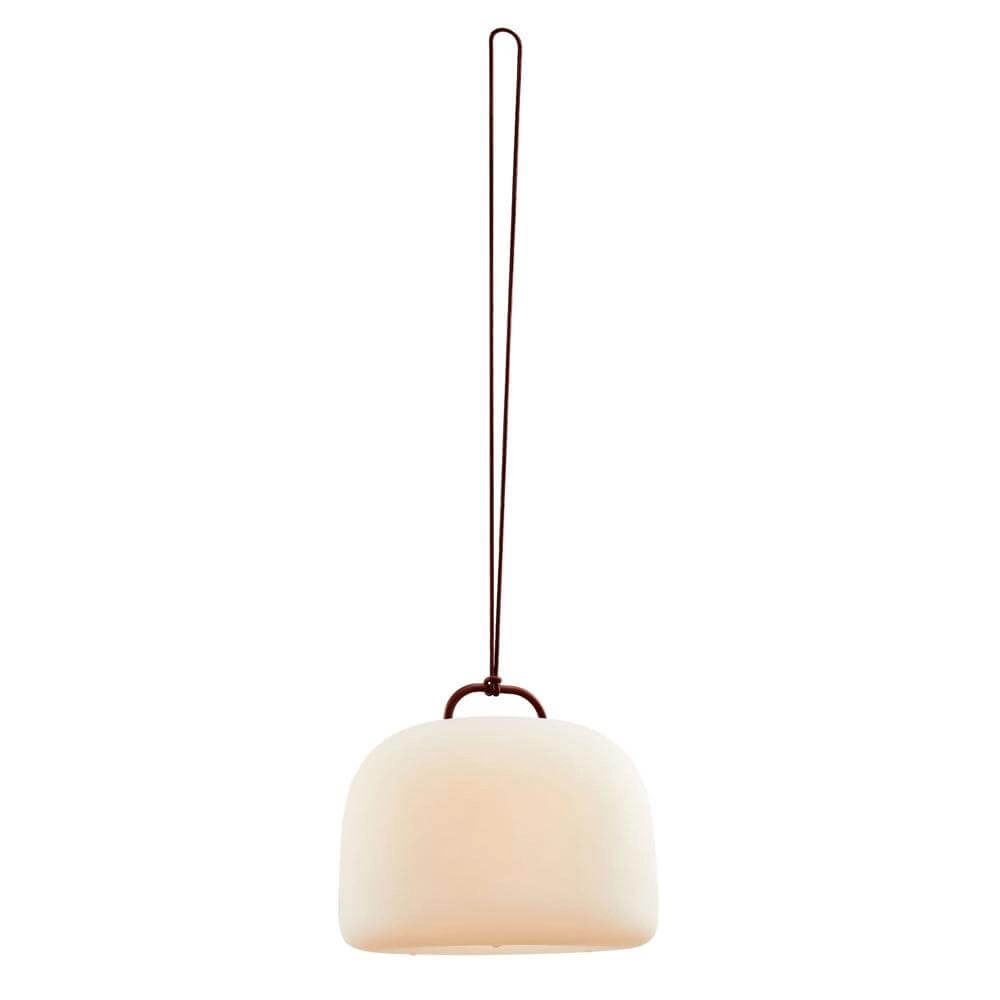 Tafellamp Kettle To-Go oplaadbaar wit met rood Ø 36cm Nordlux 5704924012884