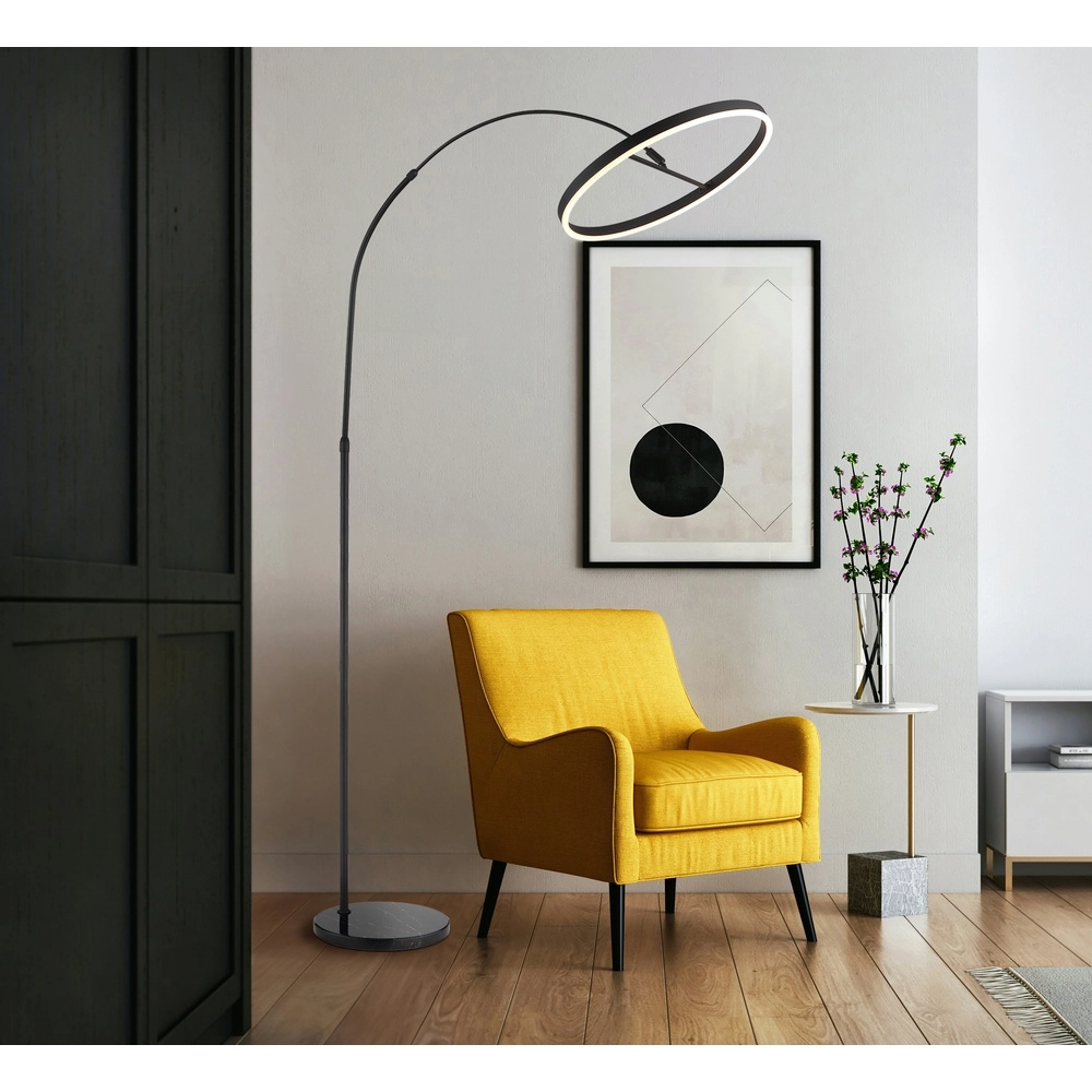 Design booglamp Jerrold zwart Globo 9007371566396