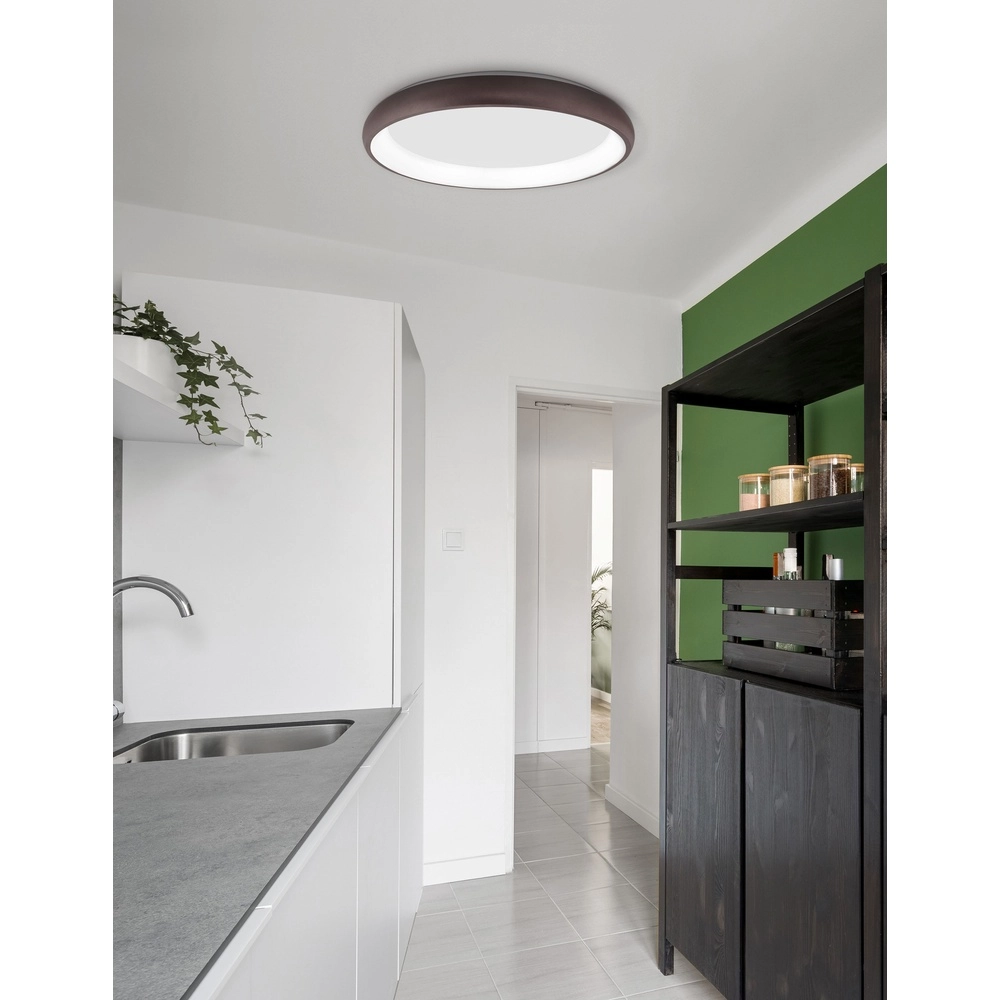 Plafondlamp Albi koffie bruin Ø 61cm Plafondlamp Albi koffie bruin Ø 61cm