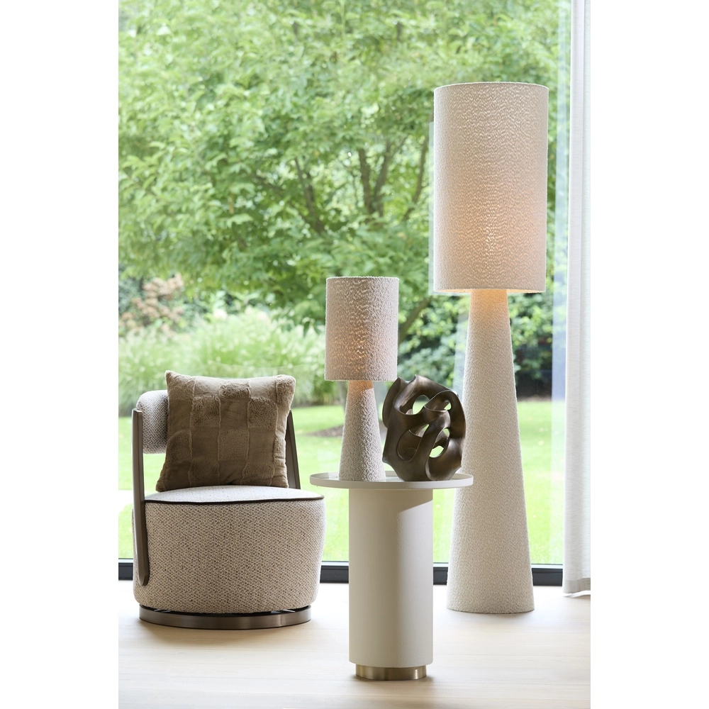 Boucle schemerlamp Micky 58cm - zand Light & Living 8717807761127