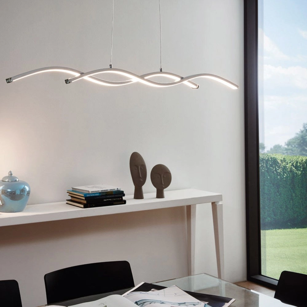 Led Hanglamp Lasana 2 2x10w - 3000K - 87cm chroom Eglo 9002759961039