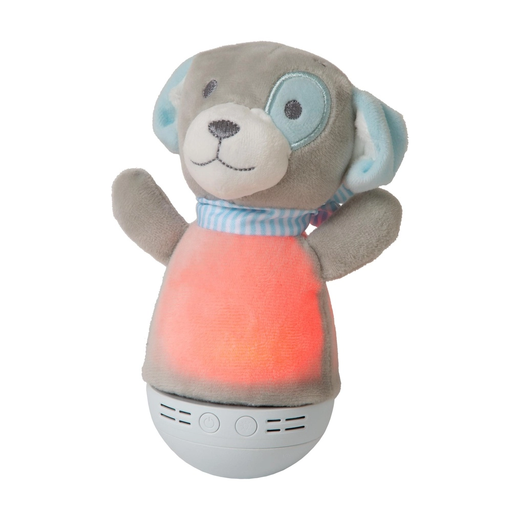 Nachtlampje Dolly op batterij met muziekfunctie - grijs Lucide 5411212771469