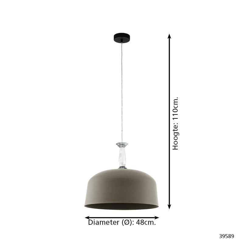 Design hanglamp Monte Fuerte taupe Stars of Light 9002759395896