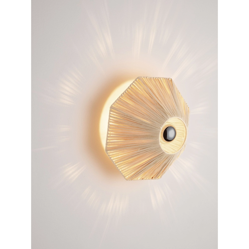 Japandi wandlamp Elvio Ø 30cm Lyora 5212017493880
