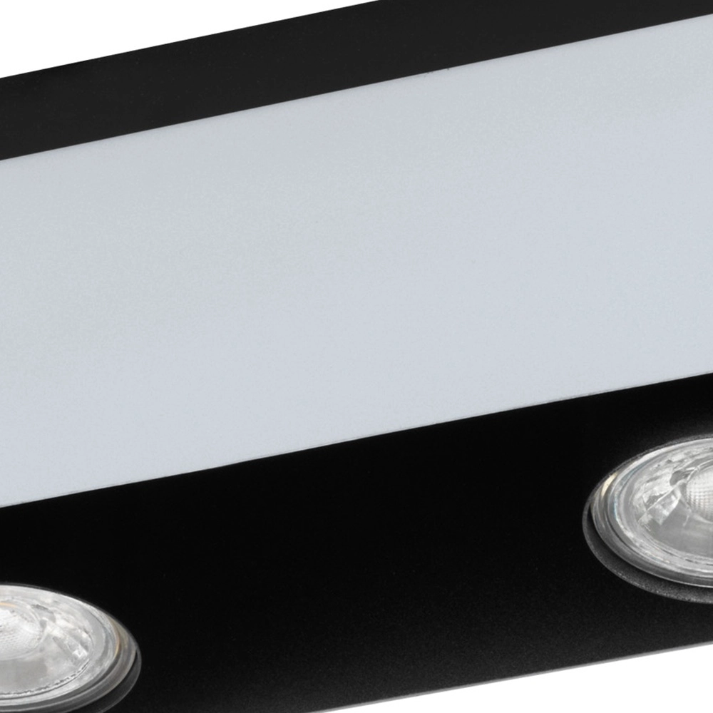 Plafondlamp Viserba 2-lichts wit en zwart Eglo 9002759973957