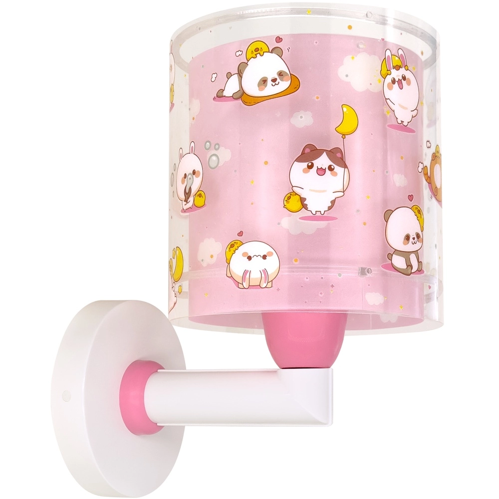 Kinder wandlamp Kawaii Friends roze glow in the dark Kinder wandlamp Kawaii Friends roze glow in the dark