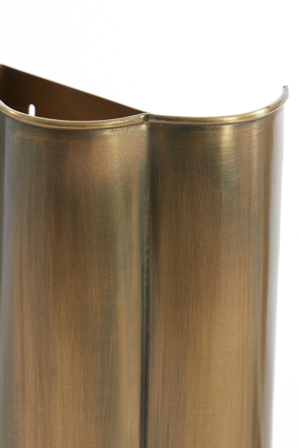 Bronzen wandlamp Fringe 21 x 30,5cm Light & Living 8717807705152