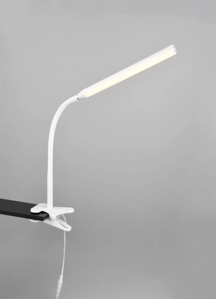 Klem bureaulamp Nevada flexibel - wit Klem bureaulamp Nevada flexibel - wit