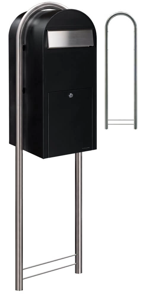 Brievenbus Jumbo st9005 i Struktuurzwart Bobi 6417237026293