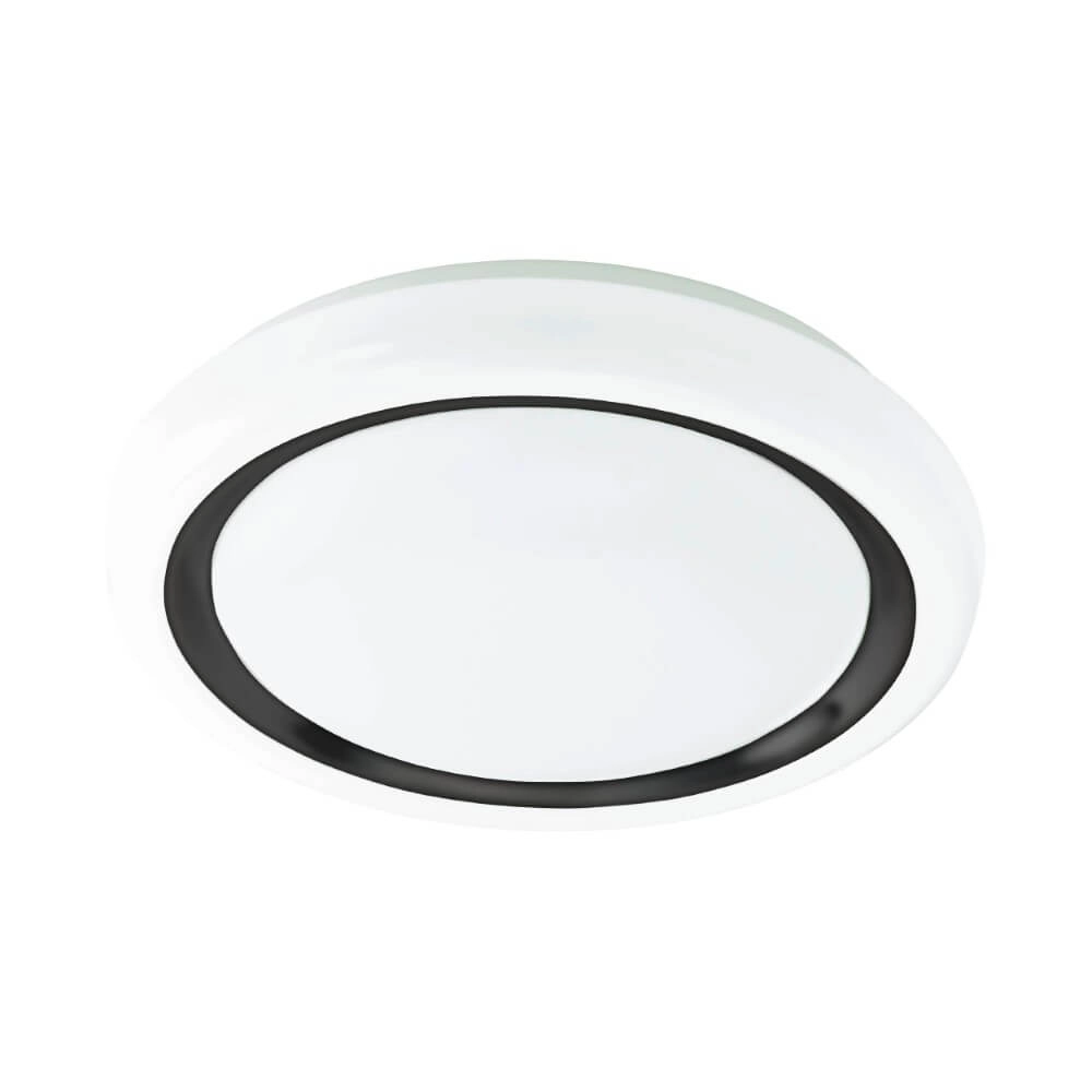 Witte plafondlamp Capasso Ø 34cm