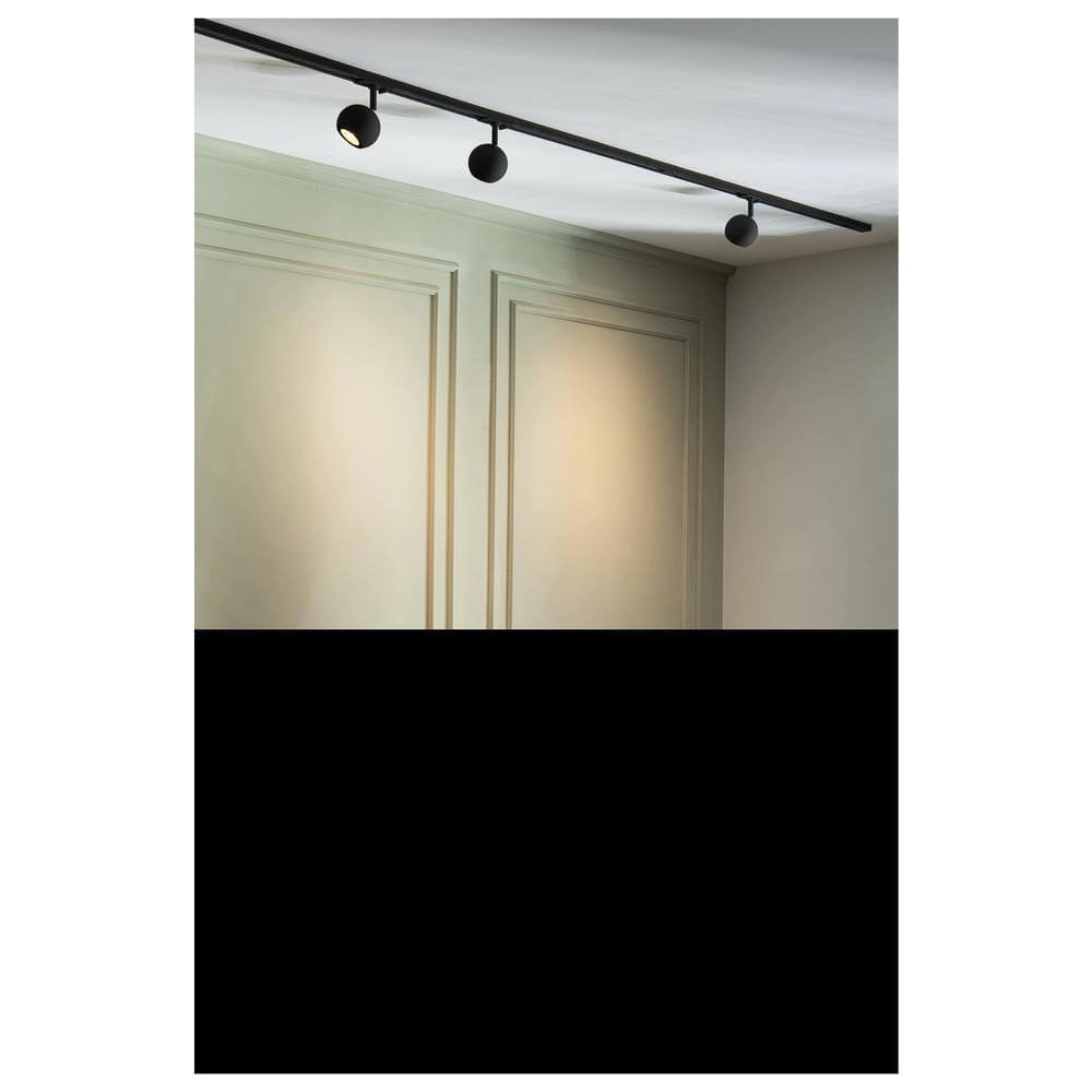 Spot voor rail Light Eye 90 zwart Ø 9cm 1-fase SLV 4024163295468