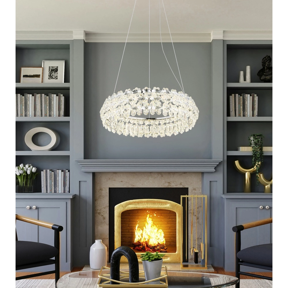 Hanglamp Diann chroom Globo 9007371537853