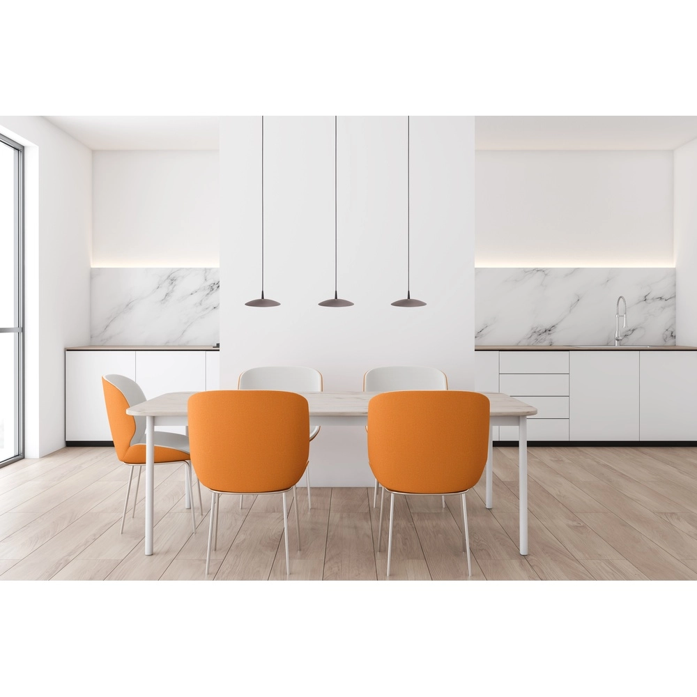 3-lichts hanglamp Scala 100cm zwart met nikkel Ø 20cm Masterlight 8718121312767