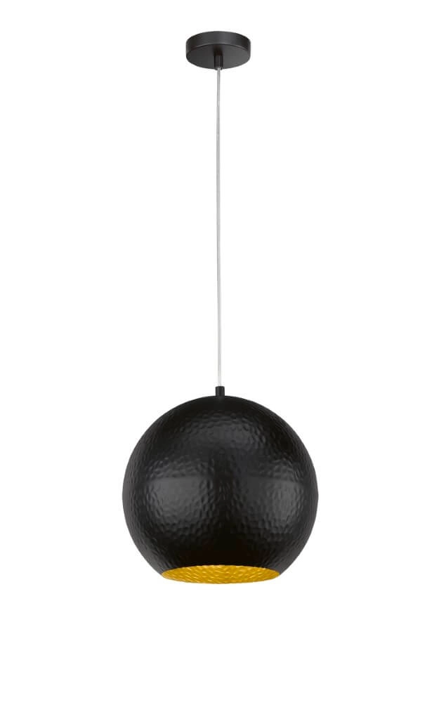 Bol hanglamp Mylon Ø 30cm zwart