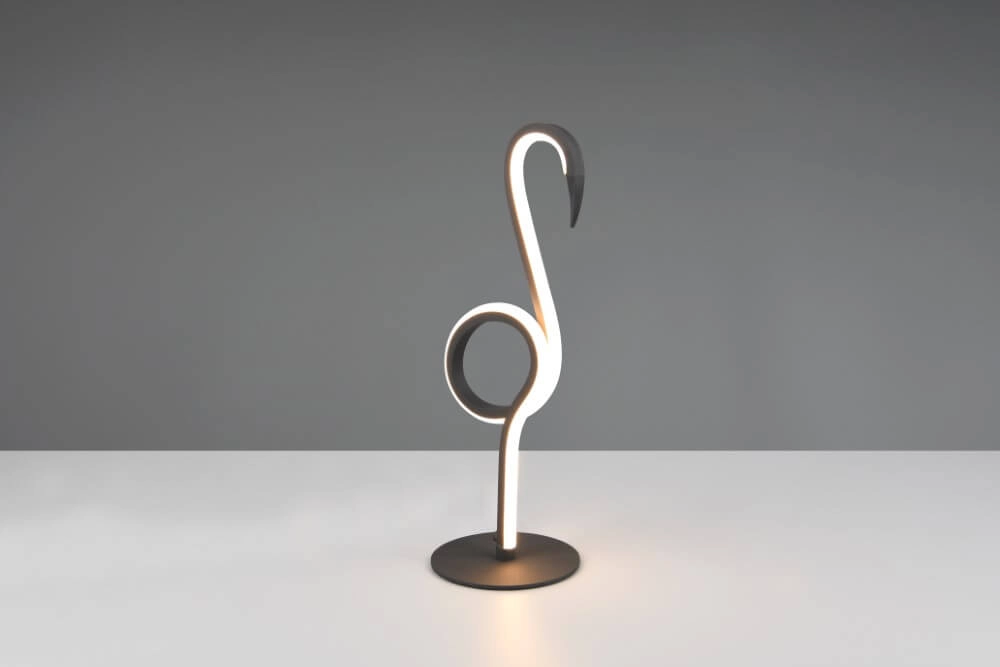 Zwarte flamingo led tafellamp Ingo Trio 4017807613698