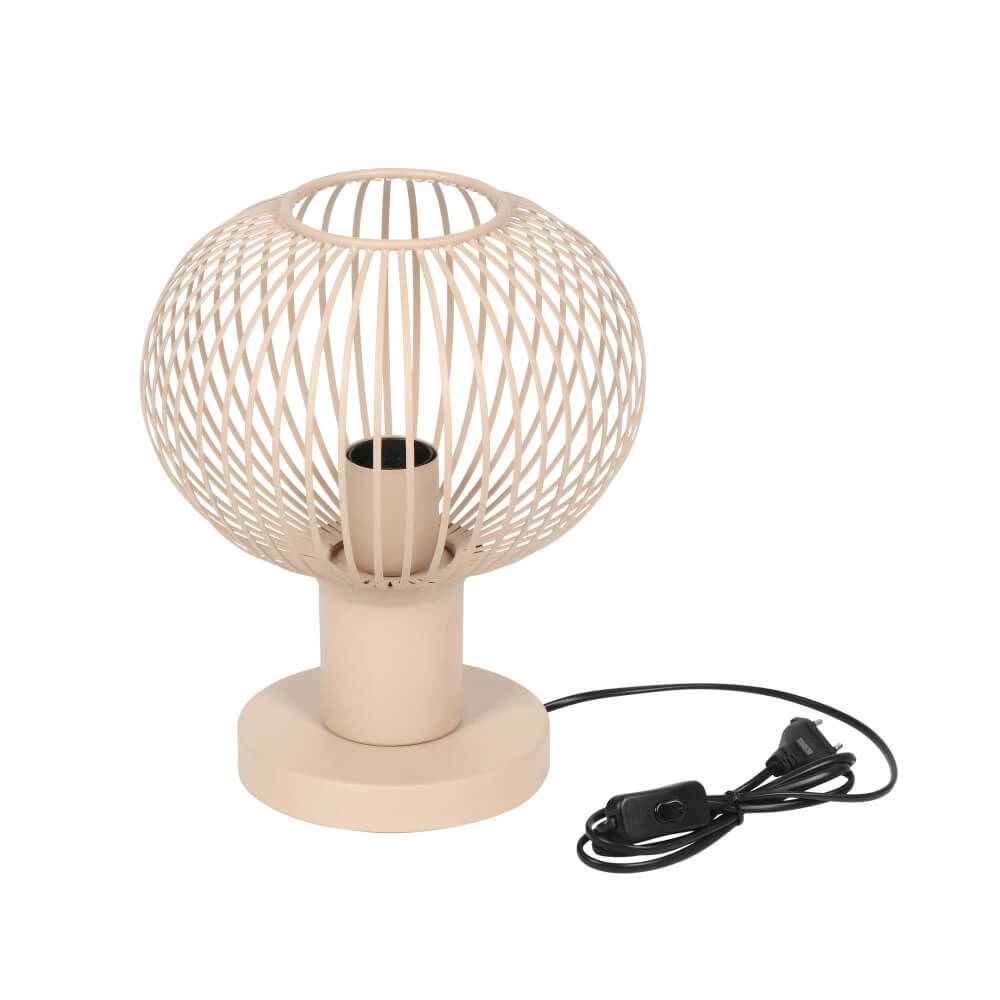 Draad tafellamp Gila Ø 23cm - zand Trio 4017807629088