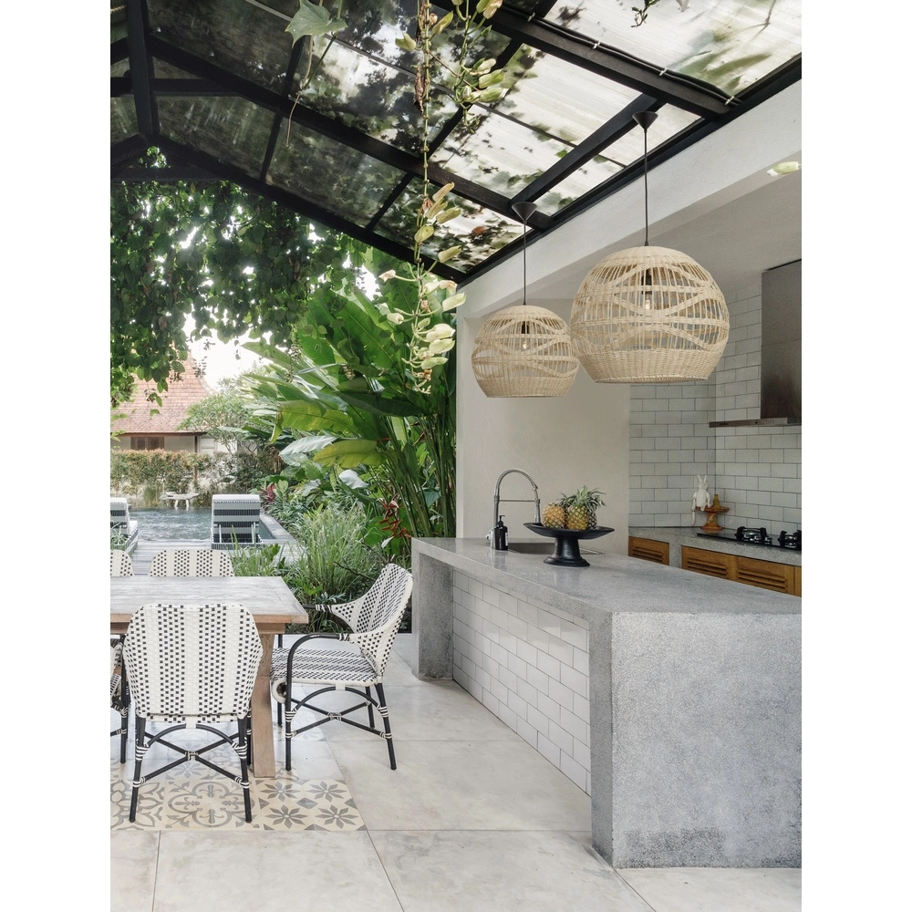 Rotan hanglamp Marlo Ø 48,5cm bol Lyora 5212017438812