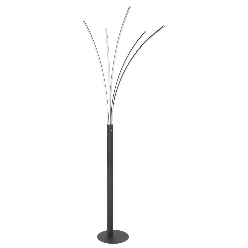 Moderne vloerlamp Bizzy zwart Globo 9007371396467