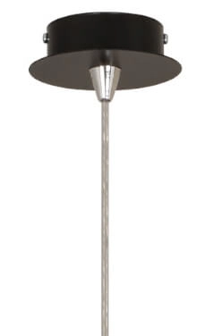 Zwarte hanglamp Alice met gouden binnenkant Lyora 5903139496193