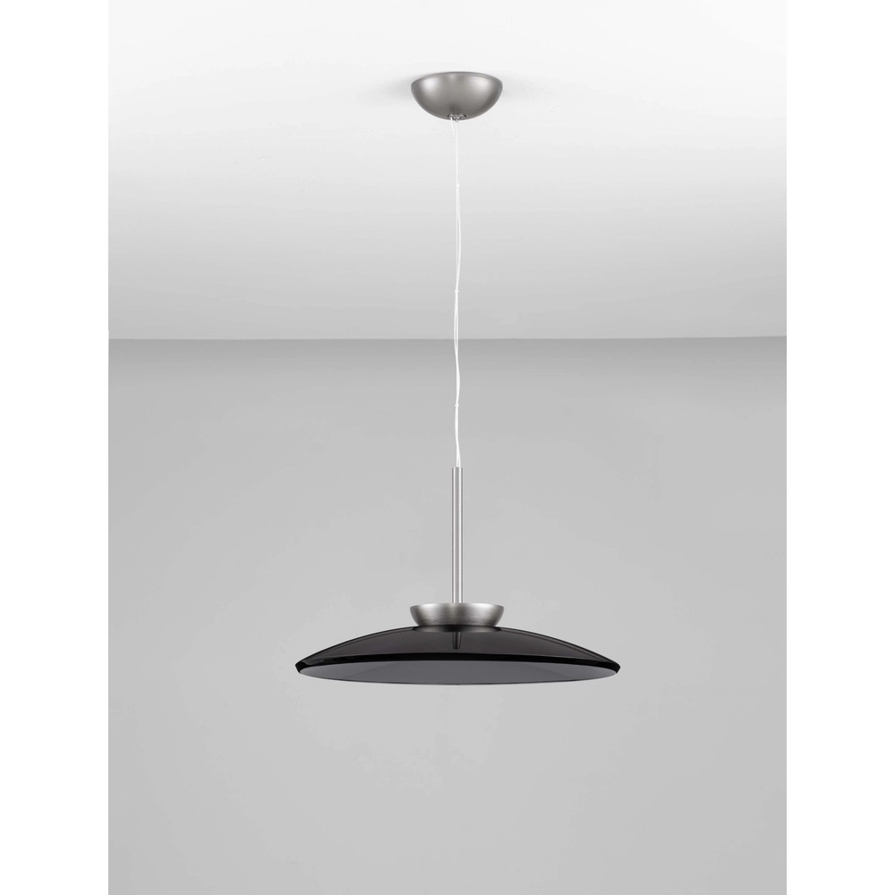 Hanglamp Esti bruin glas Ø 50cm