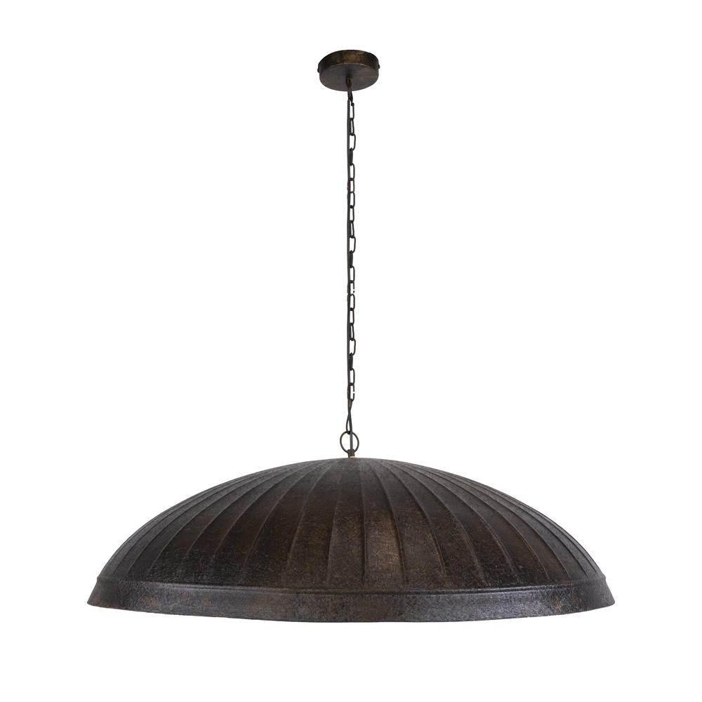 Industriële kantoor lamp Guard Ø 90cm - smoked bruin Lyora 8716803511514