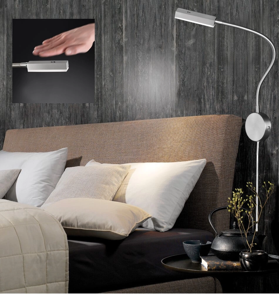 Bed leeslamp Raik met wand bevestiging Fischer & Honsel 4001133306034