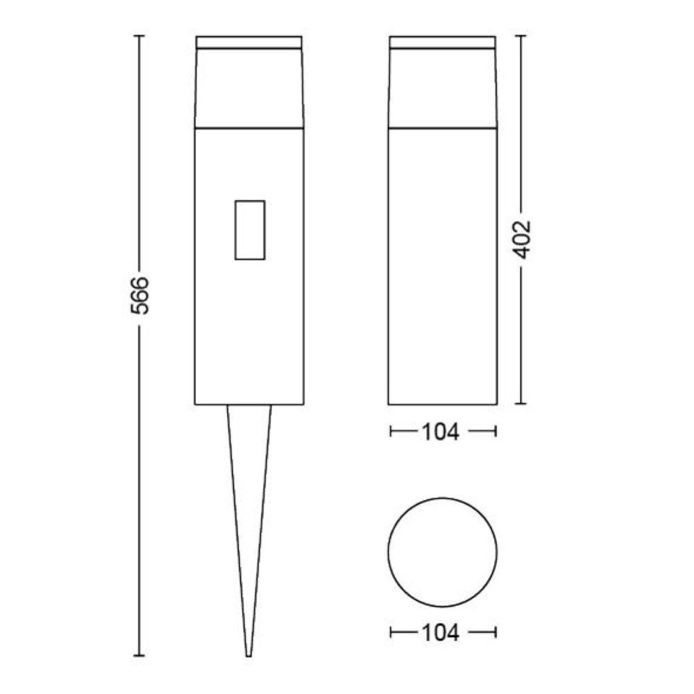 Hue Calla tuinlamp 40cm extension Philips 8718696170557
